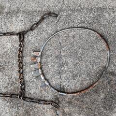 値下げしました。車  タイヤチェーン 冬山にの画像