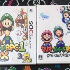 3DSソフト　マリオ&ルイージRPG 1と4 のセット