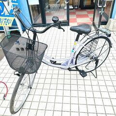 5/7CARIB 自転車 Y7061724 26インチ シルバー