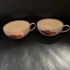 BONE CHINA/ボーンチャイナ　カップのみ2個セット