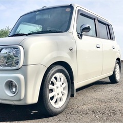 ローダウン★お洒落で可愛いアルトラパン★社外パーツ多数★パールホワイト★激安出品の画像