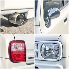 ローダウン★お洒落で可愛いアルトラパン★社外パーツ多数★パールホワイト★激安出品の画像