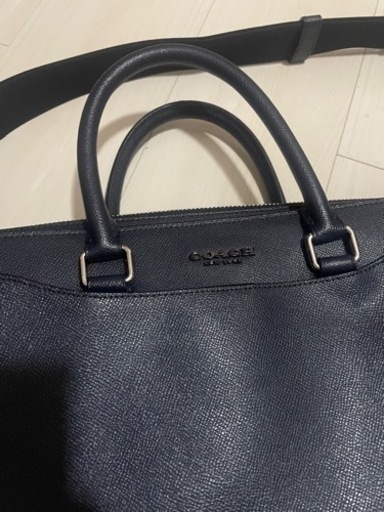 【美品】コーチ　COACH レザービジネスバッグ