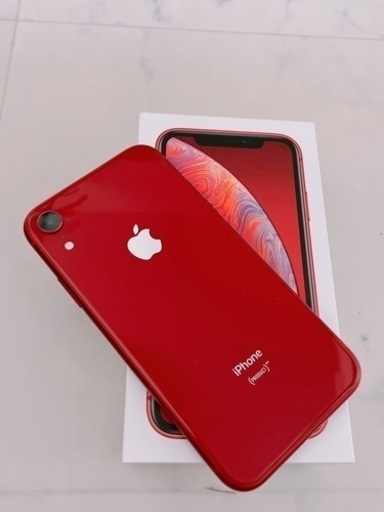 iPhone XR 128GB RED 美品 箱有り