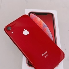 iPhone XR 128GB RED 美品 箱有り iPhone XR 128GB RED 美品 箱有り