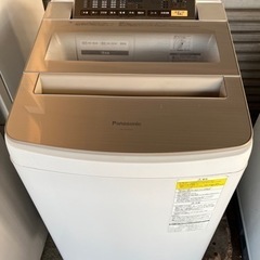 2016年 8kg 4.5kgガラストップ Panasonic 洗濯機乾燥機
