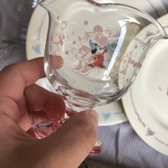 ディズニー グラス お皿 ミニグラスの画像