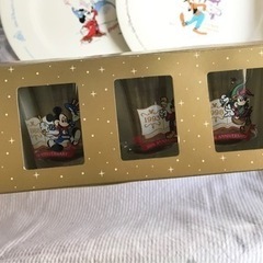 ディズニー グラス お皿 ミニグラスの画像
