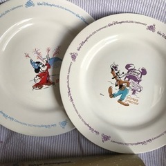 ディズニー グラス お皿 ミニグラスの画像