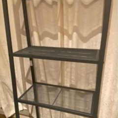 IKEA レールベリ　ダークグレー 60×35×148 スチール...