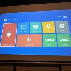 プロジェクター、大型スクリーンセットの画像
