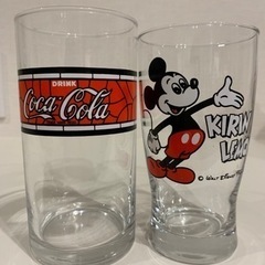 ガラスのコップ レトロ