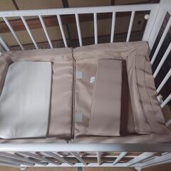 値引き！！ベビーベッド、持ち運べるベービー寝具セットの画像
