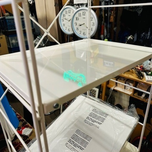 【売約済み】　無印　無印良品　MUJI スチール　ユニットシェルフ　棚　シェルフ　引き出し　ドロワー　新品　未使用　棚　