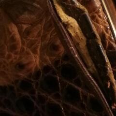 ワニ皮🐊？  ハンドバッグの画像