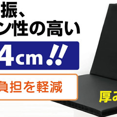 重反発防音マット(折り畳み可能！エクササイズやストレッチ、ボルダリング、騒音対策に！)の画像