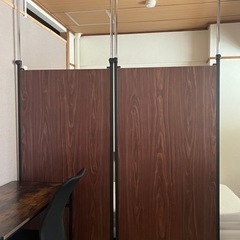 お取引先決定◆パーテーション〜間仕切りに