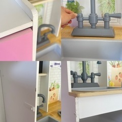 [お引き取り限定]子供　おもちゃ　おままごとキッチンの画像