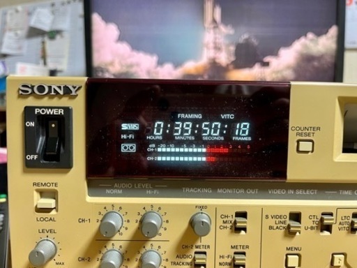 【直接引取はこちらの価格】SVO-5800 SONYソニーS-VHS業務用ビデオカセットレコーダー