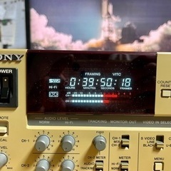 【希少】SONY　SVO-5800　VHS　ビデオカセットレコーダー　動作品 SONY/ソニー SVO-5800 業務用 S-VHSデッキ ビデオカセット
