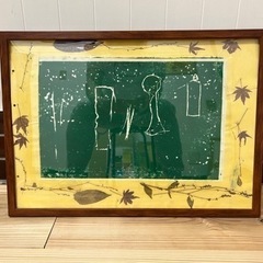 🌈【大判絵画】No.18「雪の中のロケット」癒されるのは子供が描...