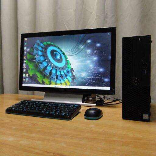 値下げ ➁超美品デスクトップPC  Dell Optiplex 3060 21.5インチタッチパネル Core i5 メモリー8GB NVMe 256GB SSD ワイヤレスキーボード・マウス（新品）Windows11pro Office 2019 pro搭載。DVD-RW