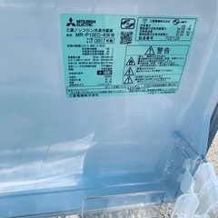 ✨2017年製✨ 2093番 三菱✨冷凍冷蔵庫✨MR-P15EC-KW‼️