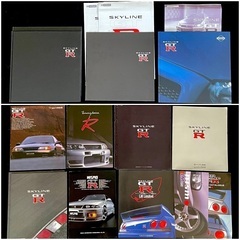 GT-R カタログ / R32からの貴重なカタログ、絶版本等の画像