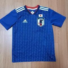 サッカー　日本代表　ユニフォーム　１４０cの画像
