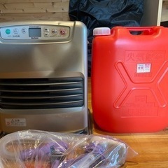 ダイニチ　ブルーヒーター（石油ファンヒーター）とポリタンクと電動...