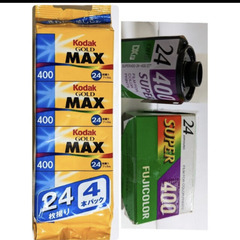 KodakゴールドMAX400 4本FUJIFILMSUPER4...