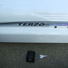 ★ルーフボックス★TERZO LOWLYDER FLEX COMPACT★テルッツォ ローライダーフレックスコンパクト★白色　ホワイト色★上蓋アップ（積載容量アップ）可能★ルーフBOXの画像