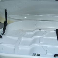 ★ルーフボックス★TERZO LOWLYDER FLEX COMPACT★テルッツォ ローライダーフレックスコンパクト★白色　ホワイト色★上蓋アップ（積載容量アップ）可能★ルーフBOXの画像