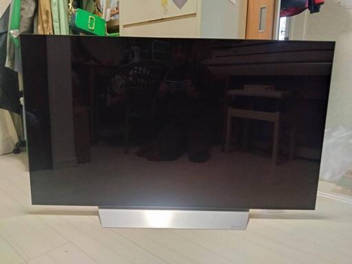有機ELテレビ　55インチ　画面に一部焼付きあり