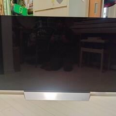 有機ELテレビ　55インチ　画面に一部焼付きあり