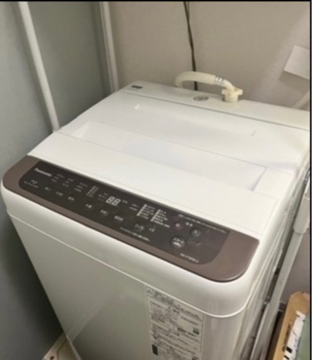 Panasonic 7キロ　洗濯機　2019年