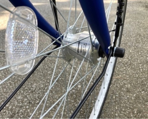 27インチ6段変速自転車／美品／ブルー