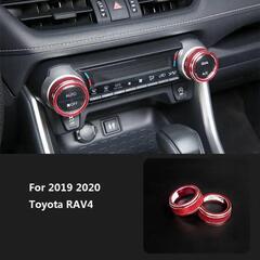 新品　トヨタ　TOYOTA　新型　現行型　RAV4   50系   エアコンパネル　ダイヤルボタンカバーの画像