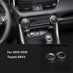 新品　トヨタ　TOYOTA　新型　現行型　RAV4   50系   エアコンパネル　ダイヤルボタンカバーの画像