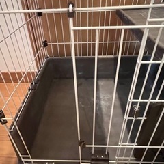 猫用　ゲージ　組み立て　使用品の画像