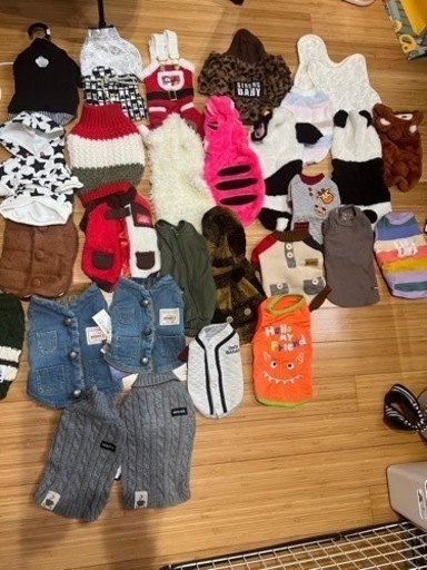 犬用、高級洋服まとめ売りサイズ1とxsがほとんどです。