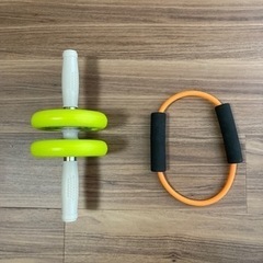腹筋ローラー+α