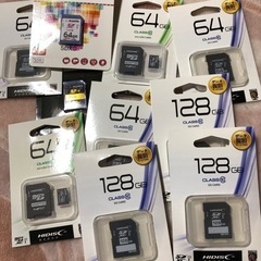 新品SDカード‼️64GB、128GB2種類有ります‼️