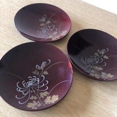 銘々皿　菊柄3枚セット♪の画像