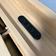 セミダブルベットは組み立て式　❗️一部難あり❗️の画像