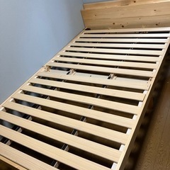 セミダブルベットは組み立て式　❗️一部難あり❗️の画像
