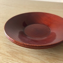 お茶請け塗の木目2枚set♪の画像