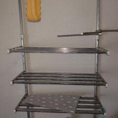 突っ張りキッチンラック