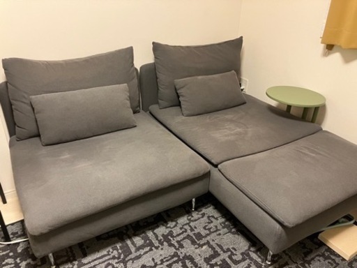 SÖDERHAMN　1人掛けソファー&寝椅子ソファーセット