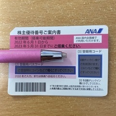 ANA 株主優待券